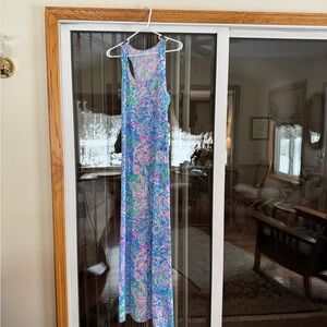 Lilly Pulitzer “Treena” Colorful Sleeveless Maxi Dress